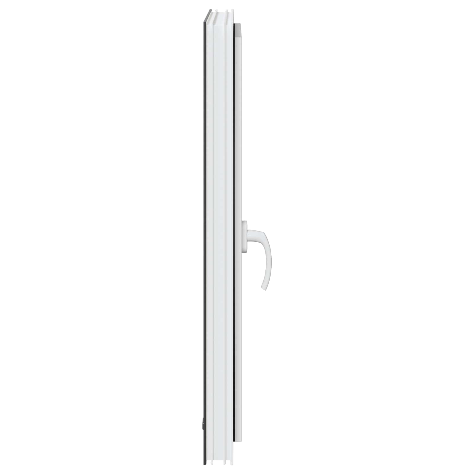 Kellerfenster RISOR 50 x 50 cm PVC und Glas Weiß