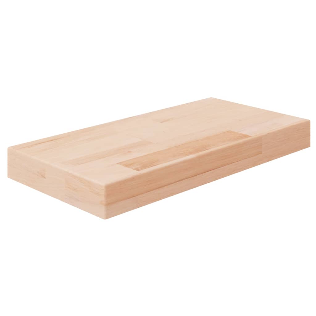 Regalboden 40x20x1,5 cm Unbehandeltes Massivholz Eiche