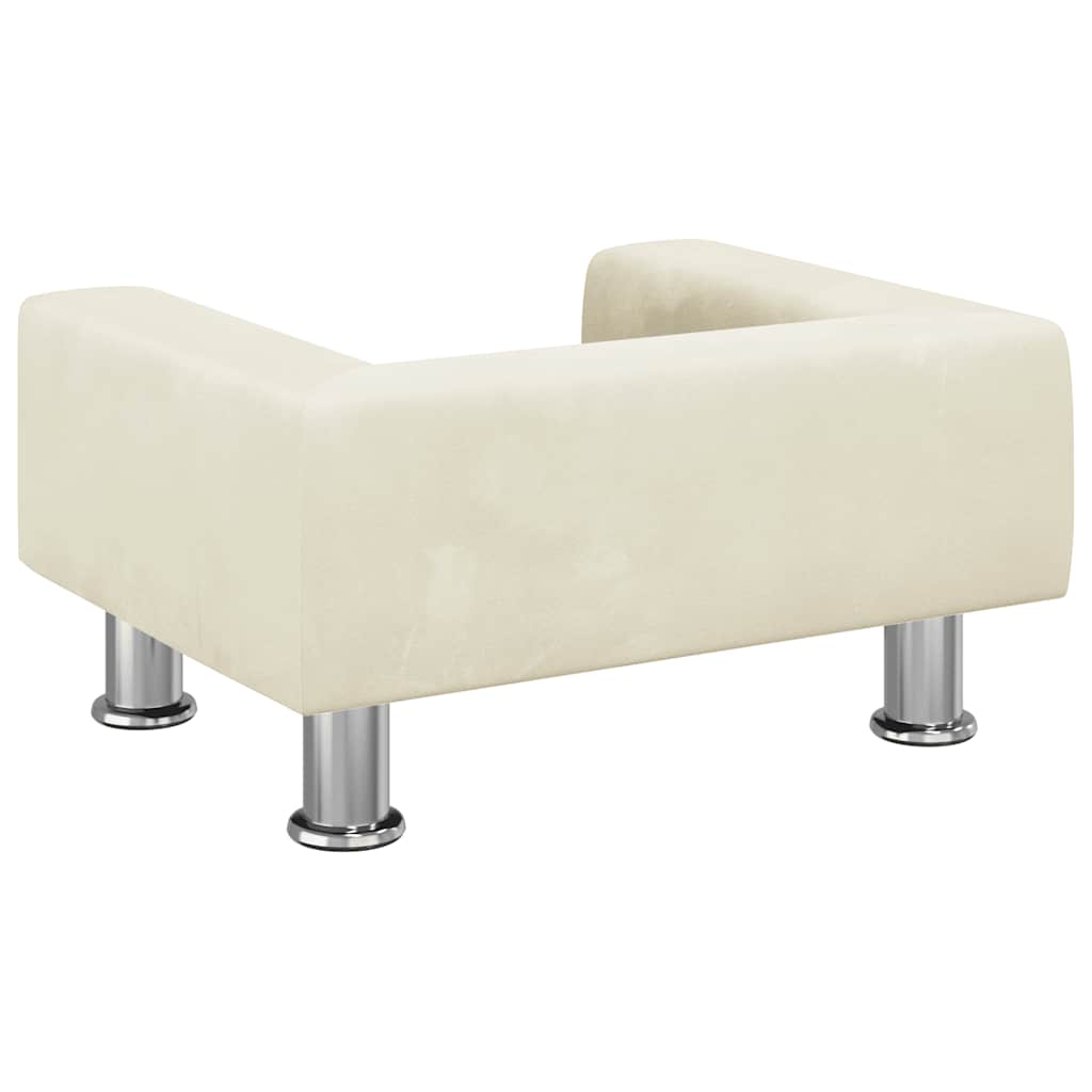 Hundebett Blau 70x45x26,5 cm Samt