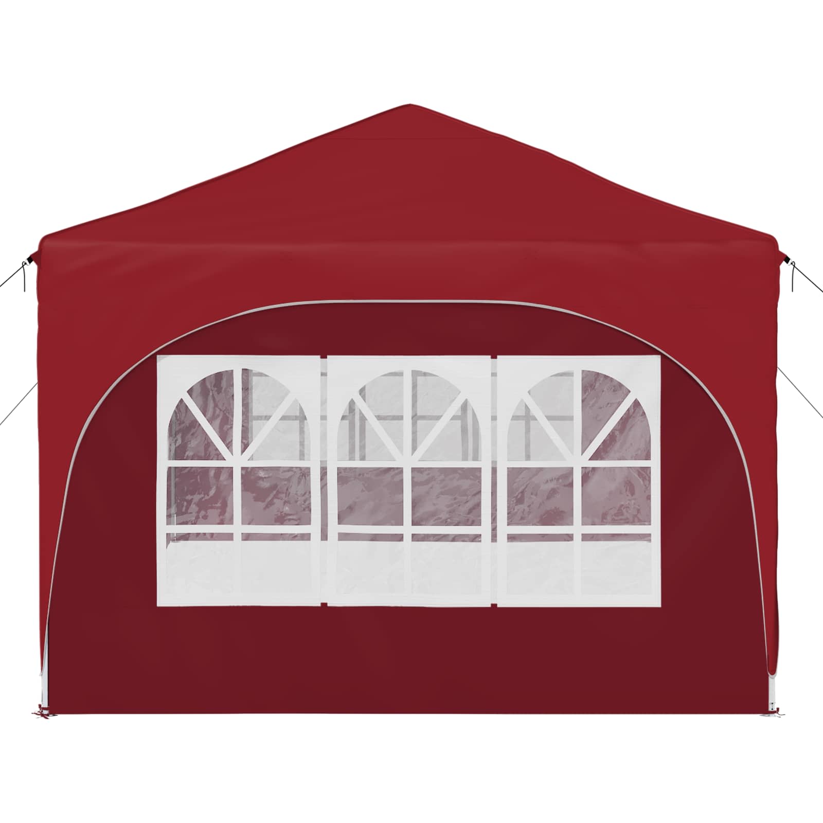 Pop-up Partyzelt 575 x 288 x 245 cm Creme Oxford-Stoff