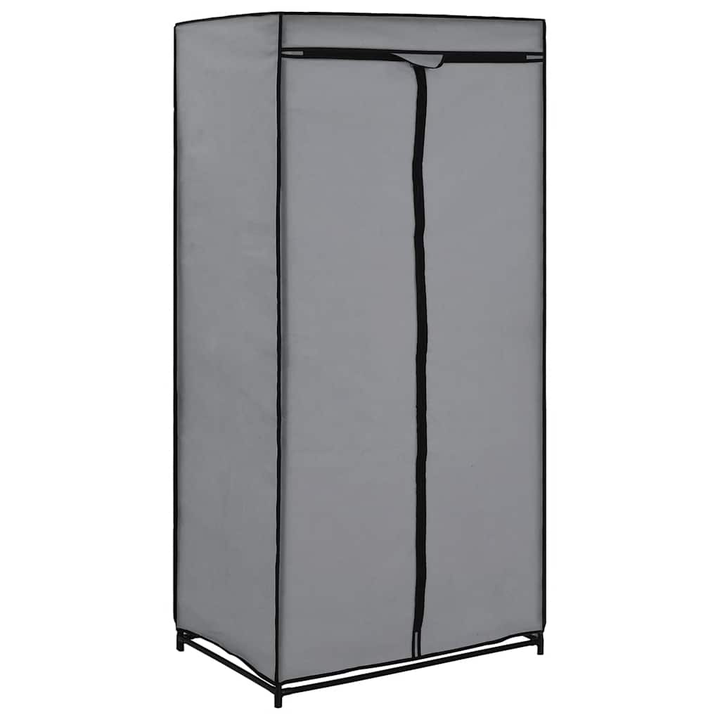 Kleiderschrank Schwarz 75×50×160 cm