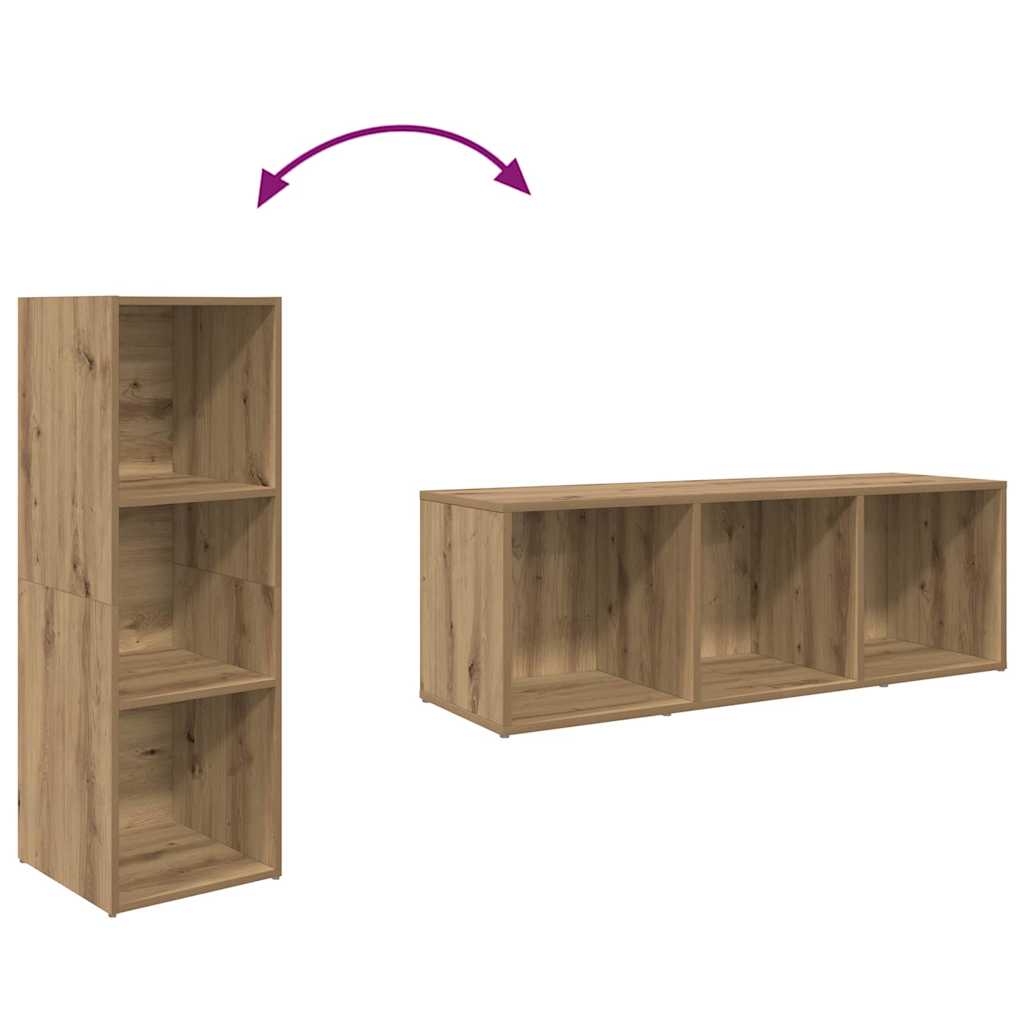 3-tlg. TV-Schrank-Set Weiß Holzwerkstoff
