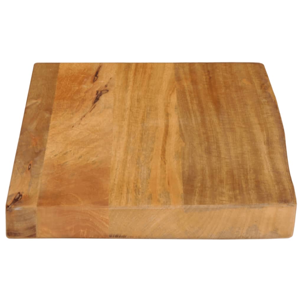 Wandregal 40x20x2,5 cm Rechteckig Massivholz Akazie Baumkante