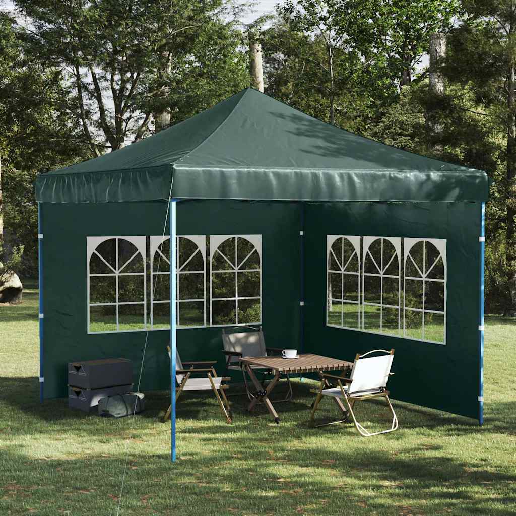 Party Zelt Seitenteil 2 pcs 300 x 195 cm Rot PE und Stahl