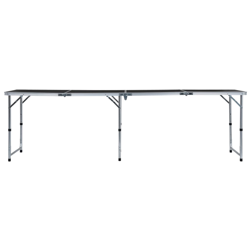 Campingtisch Klappbar Grau Aluminium 120x60 cm