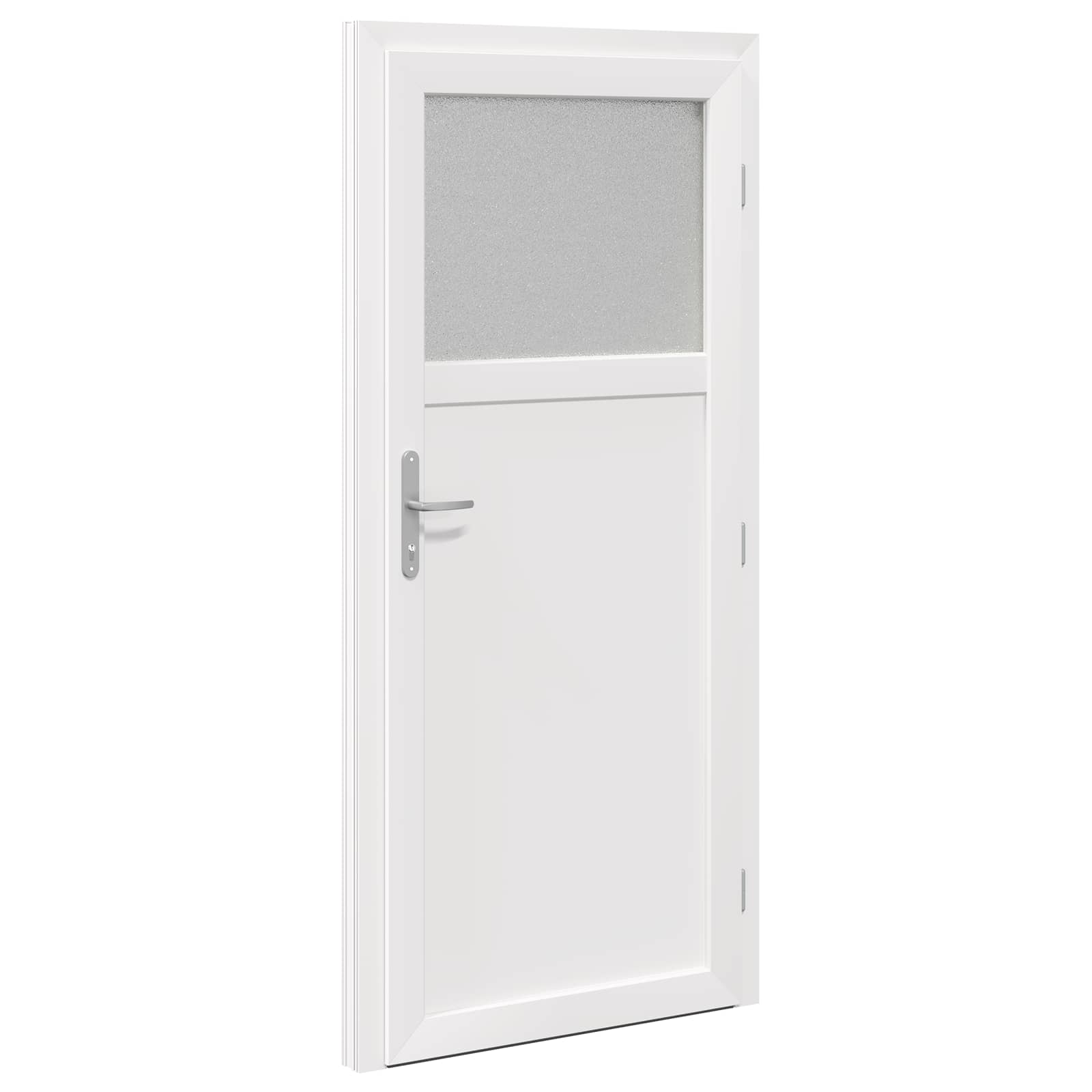 Seiteneingangstür Anthrazit 98 x 198 cm PVC