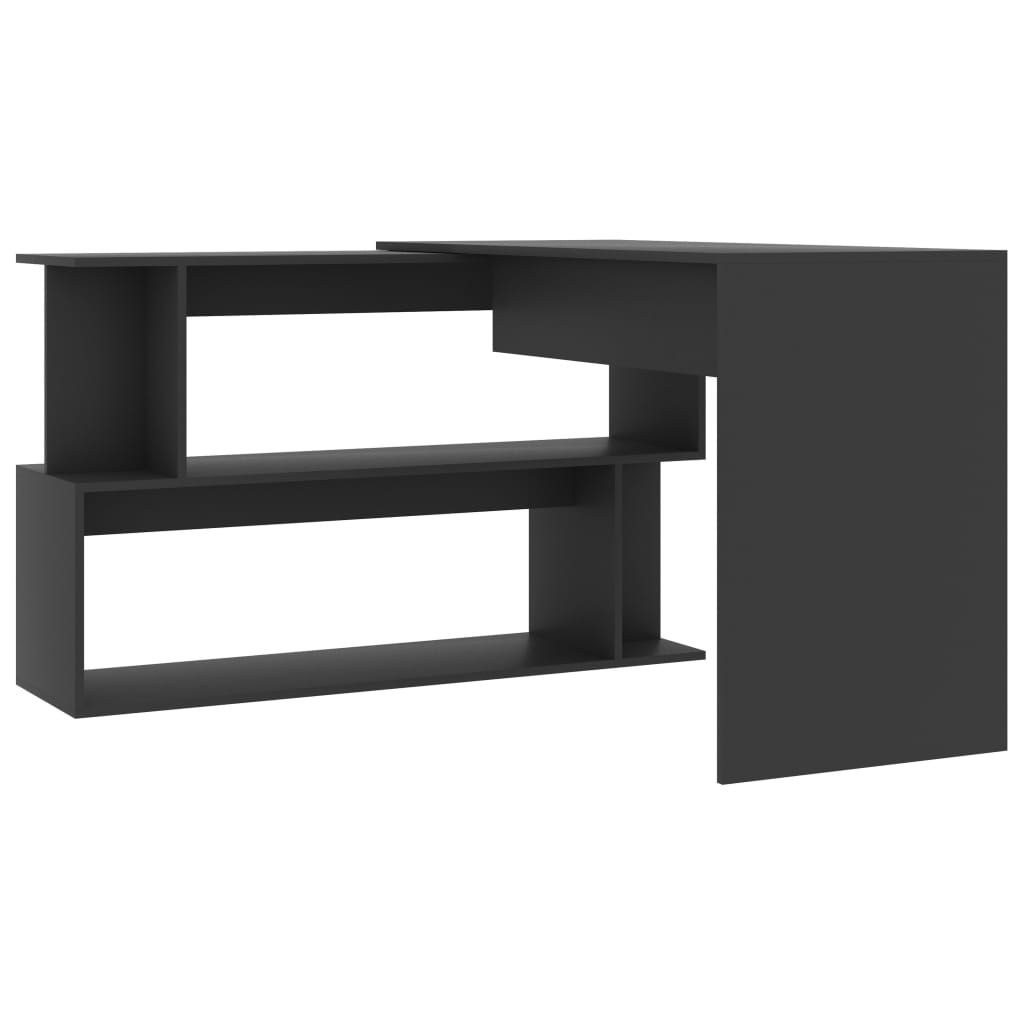 Eckschreibtisch Weiß 200x50x76 cm Holzwerkstoff