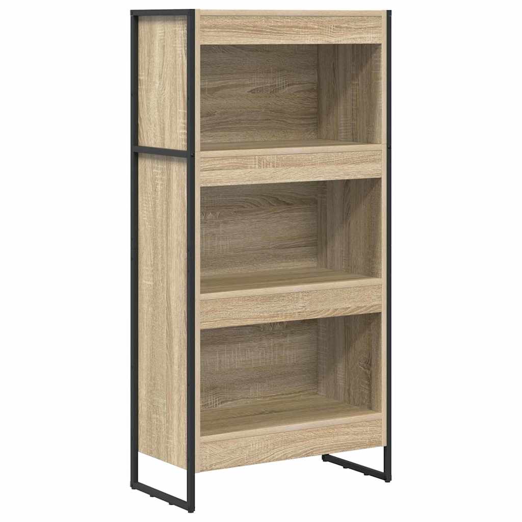 Bücherregal 2 pcs Schwarz Eichen-Optik 60 x 30 x 189,5 cm