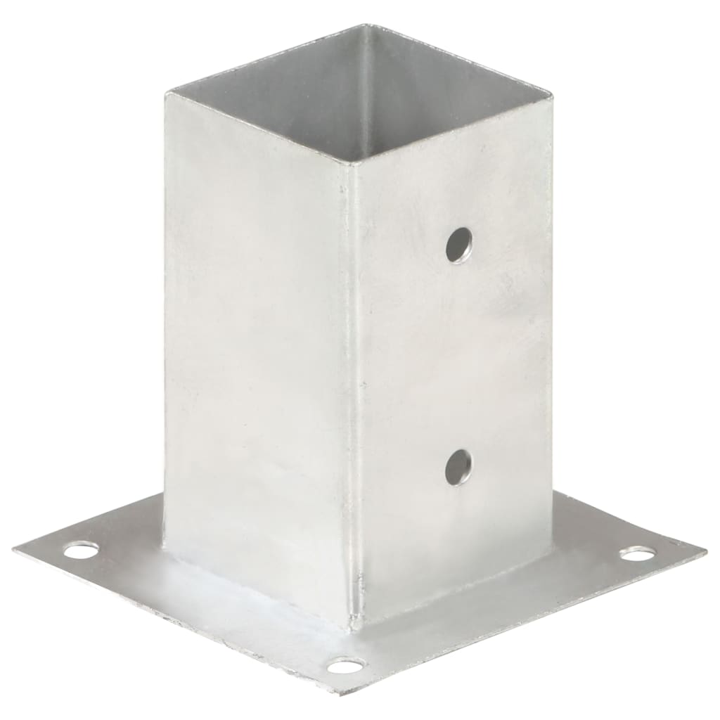Pfostenanker 4 Stk. Verzinktes Metall 71 mm