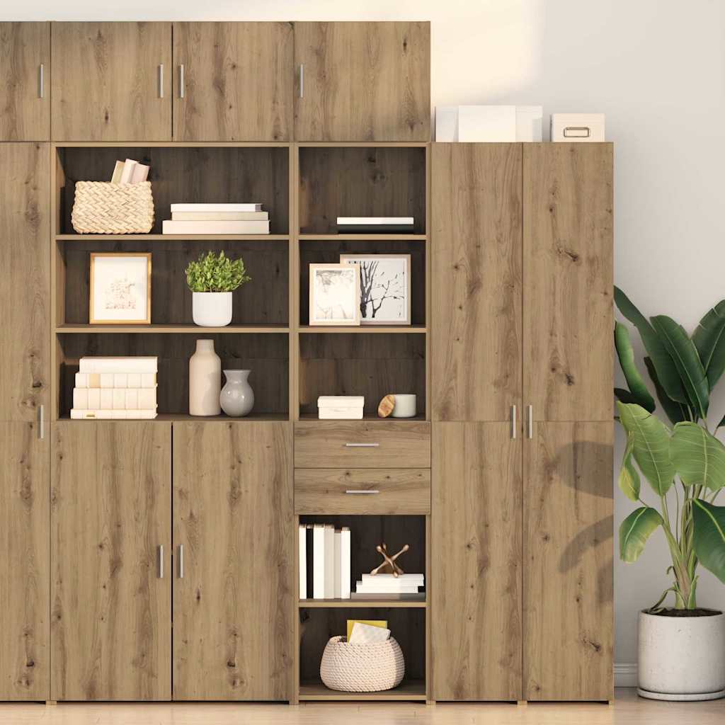 Highboard Altholz 45 x 42,5 x 185 cm Holzwerkstoff