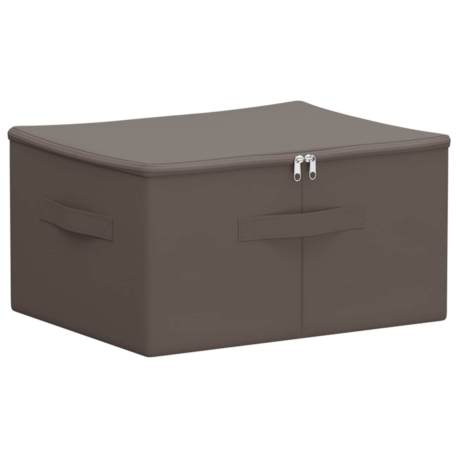 Aufbewahrungsbox Stoff 50x30x25 cm Anthrazit