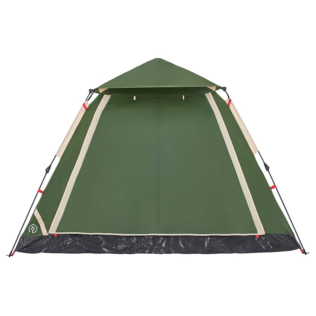 Kuppel-Campingzelt 4 Personen Grün Quick Release