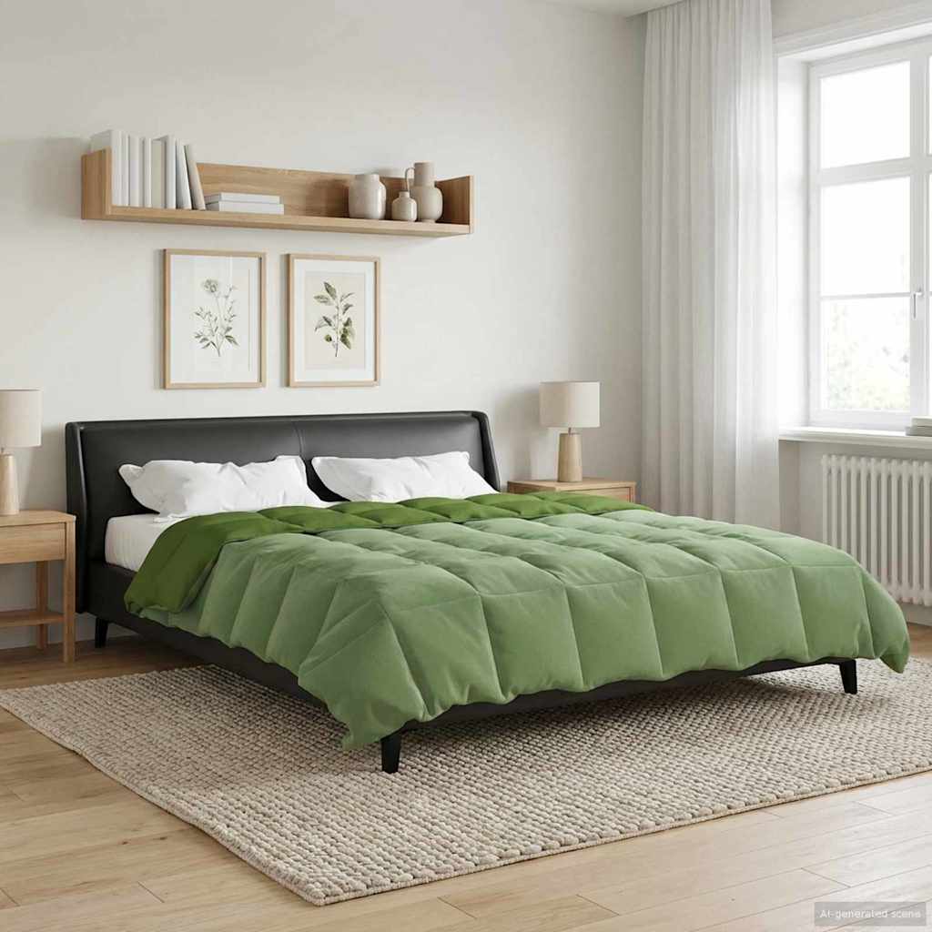 Sommerdecke Gesteppt Anthrazit 135 x 200 cm Mikrofaser