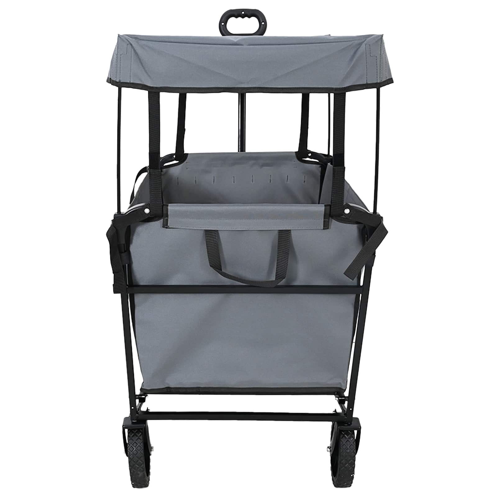 Klapp-Handwagen Schwarz 105 x 56,5 x 116 cm Oxford-Stoff