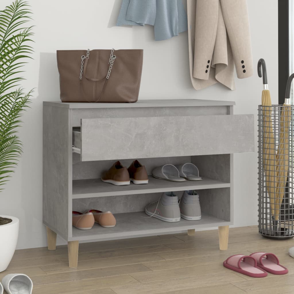 Schuhregal Weiß 70x36x60 cm Holzwerkstoff