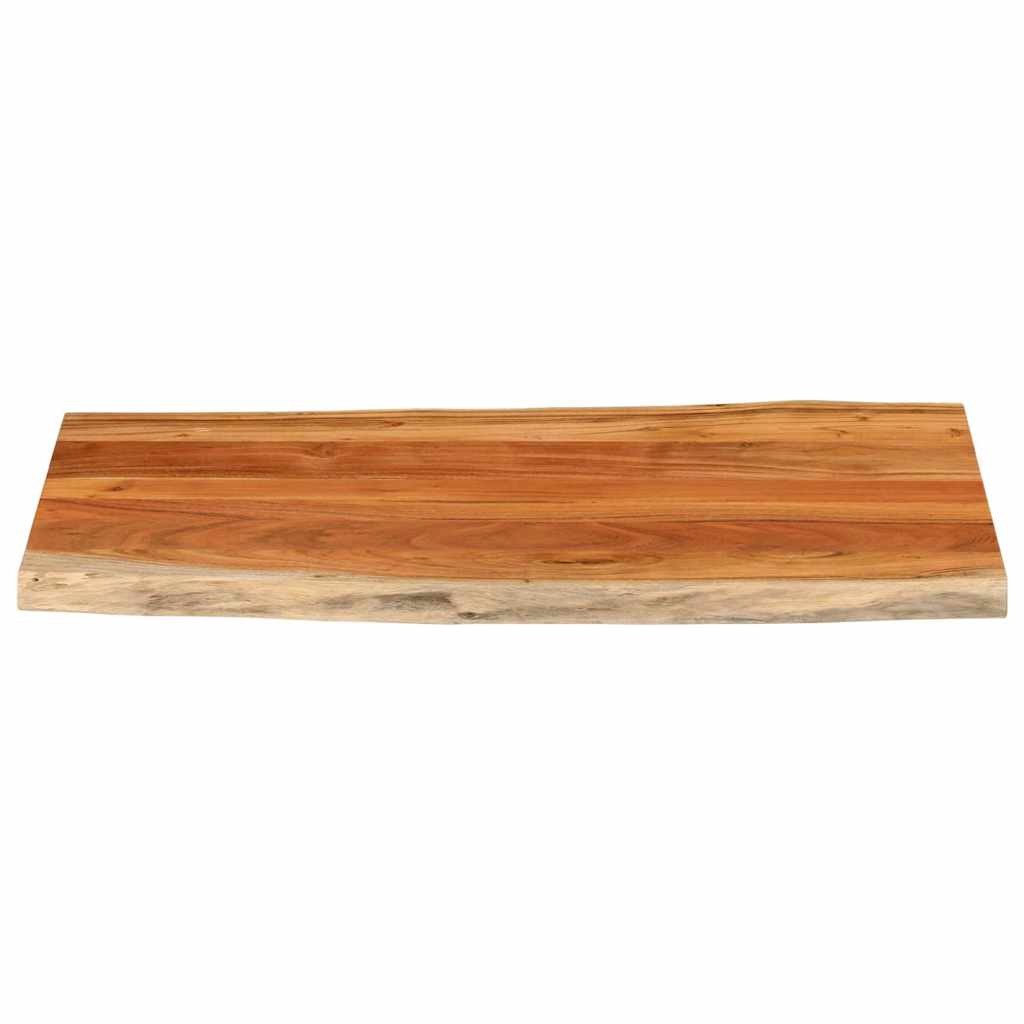 Tischplatte 40x40x2,5 cm Rechteckig Massivholz Akazie Baumkante