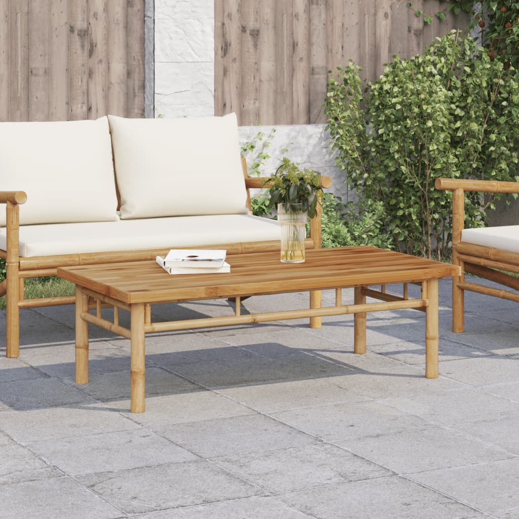 Couchtisch 45x45x35 cm Bambus