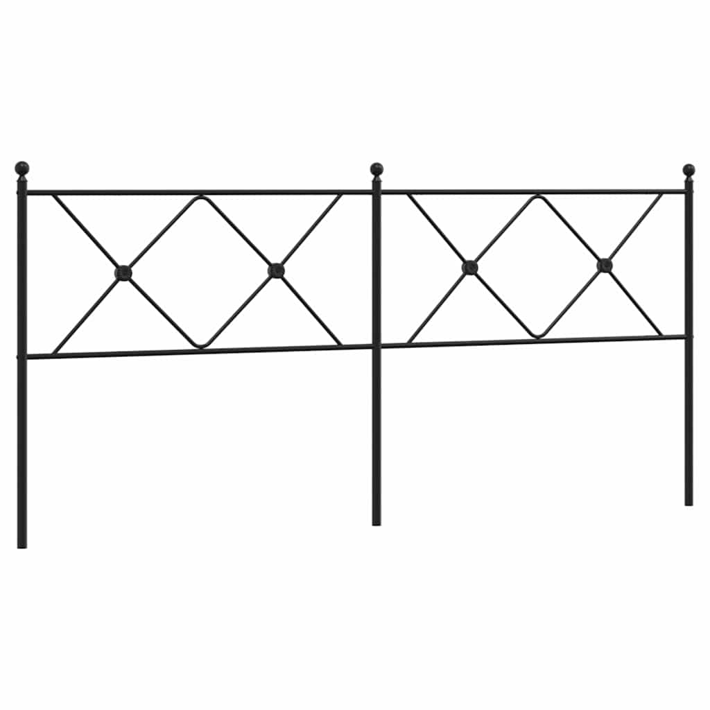 Ersatz-Kopfteil Metall Schwarz 75 cm