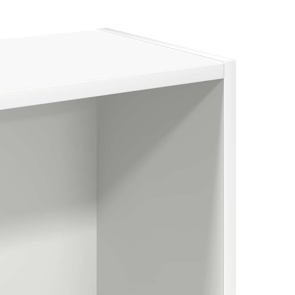 Bücherregal Weiß 40x24x75 cm Holzwerkstoff