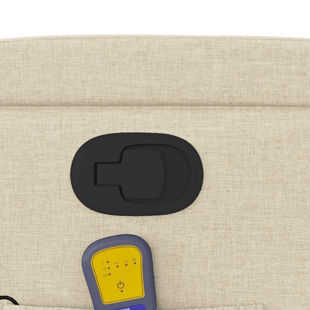 Relaxsessel Elektrisch Hellgrau Stoff