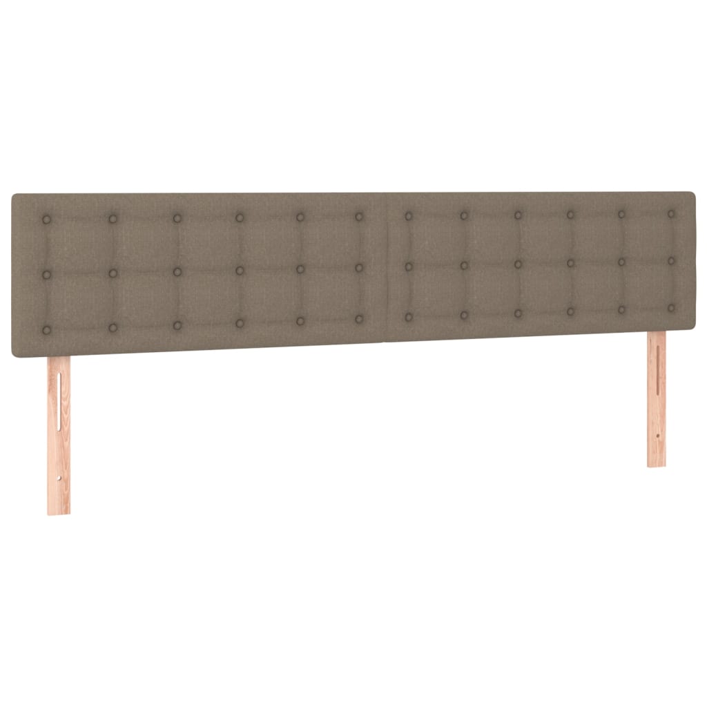 Kopfteil Hellgrau 80x5x118/128 cm Stoff