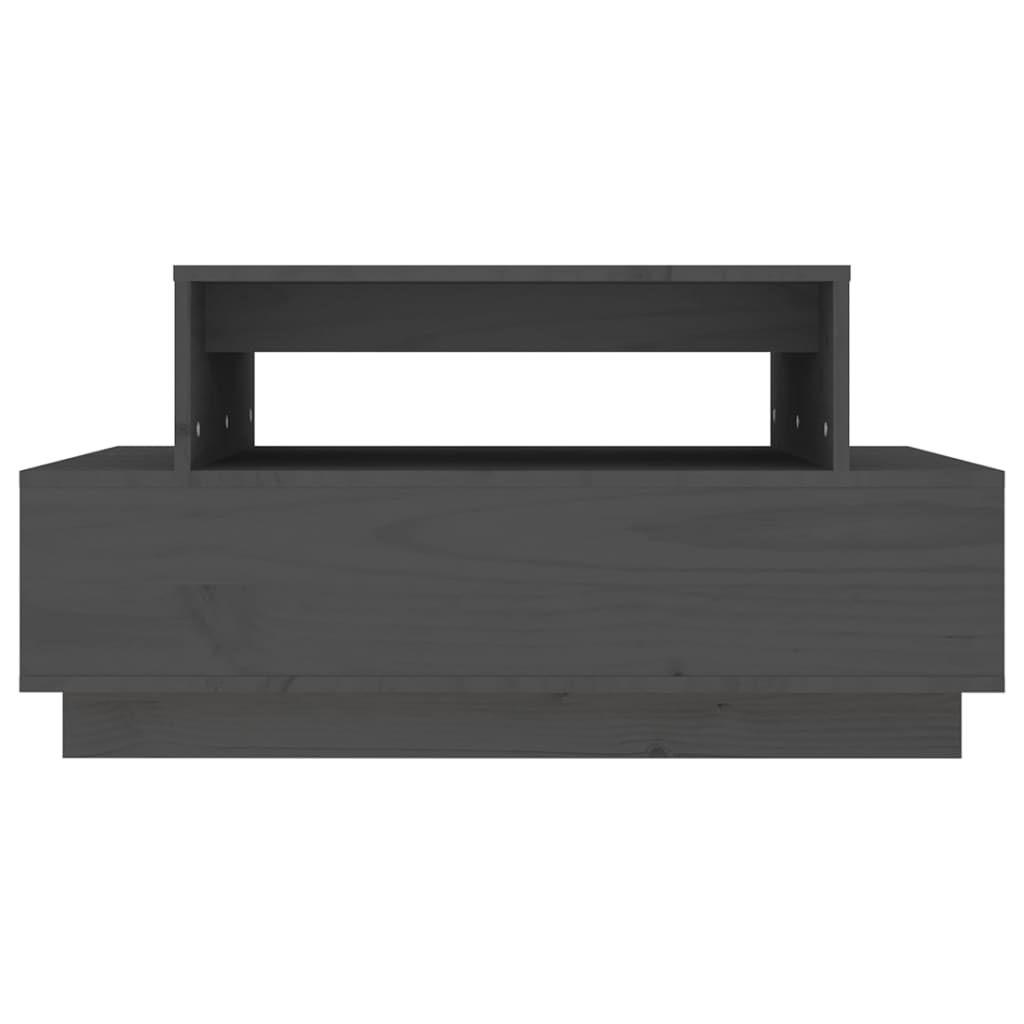 Couchtisch 80x55x40,5 cm Massivholz Kiefer