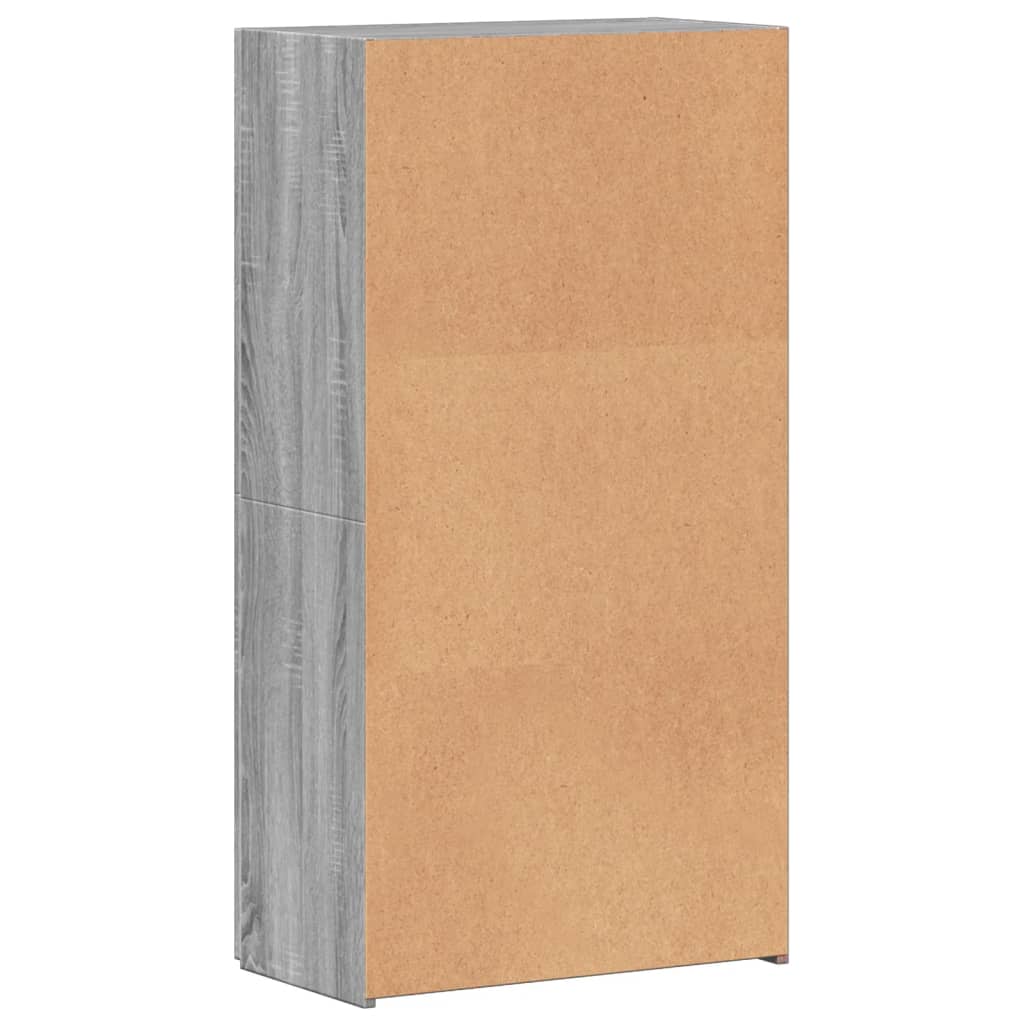 Aktenschrank Weiß 60x32x153 cm Holzwerkstoff