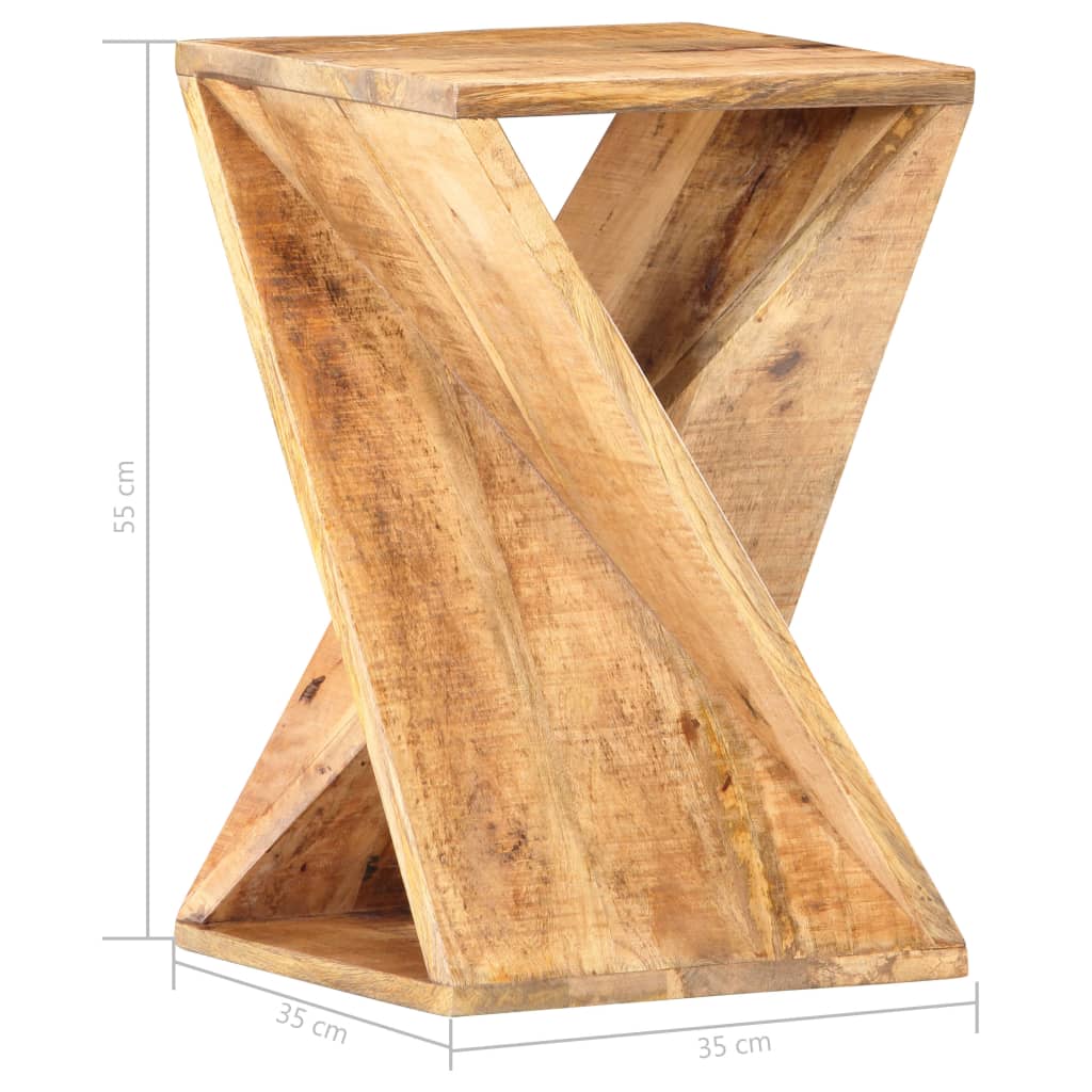 Beistelltisch 35x35x55 cm Altholz Massiv