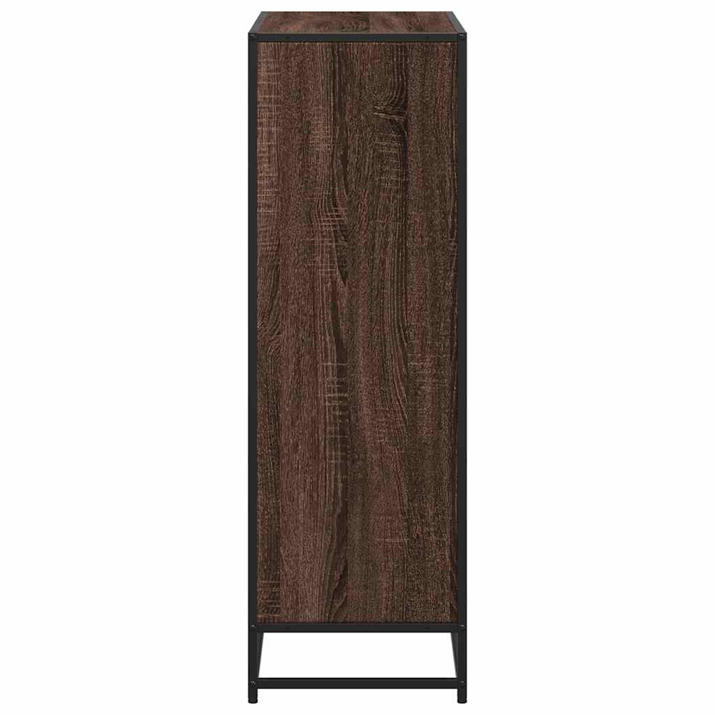 Bücherregal Schwarz 60x35x139 cm Holzwerkstoff