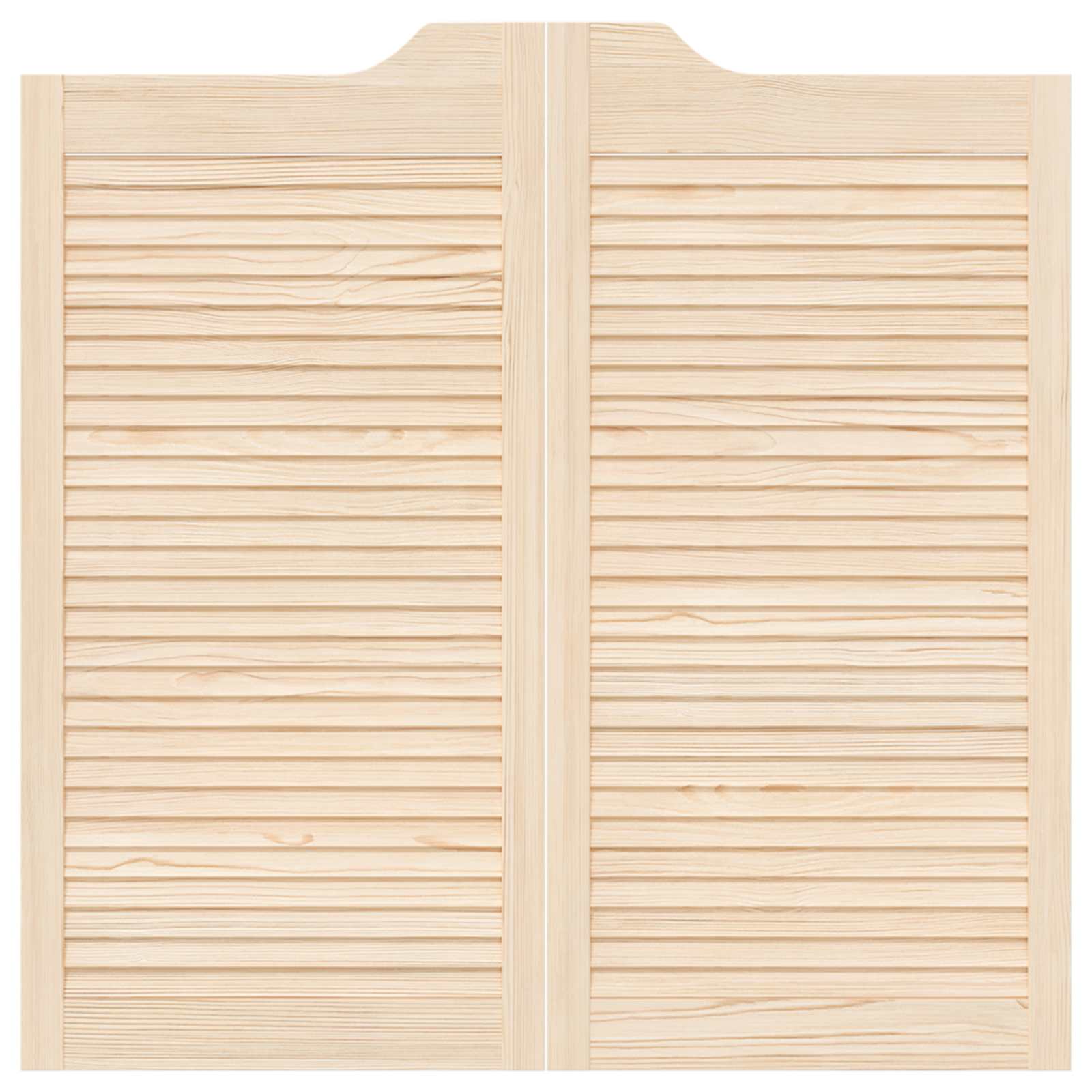 Schwingtüren Natur 80 x 40 cm Massives Kiefernholz