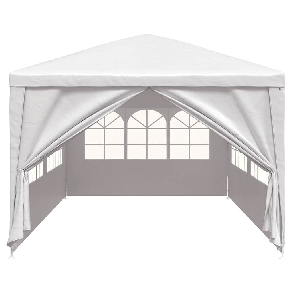Party-Zelt 400 x 300 x 255 cm Rot PE und Stahl