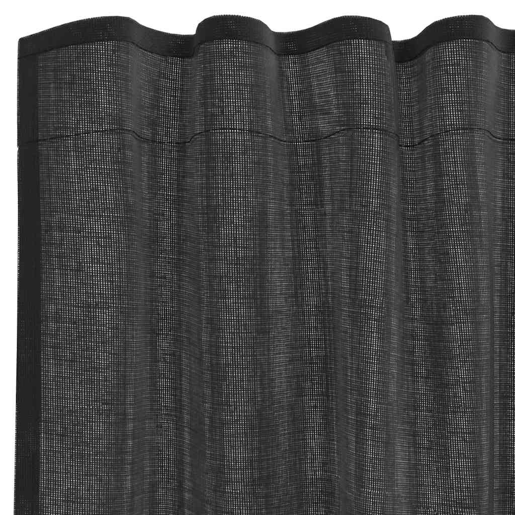 Voile Vorhänge mit Ösen 2 Stk. Apfelgrün 140x140 cm