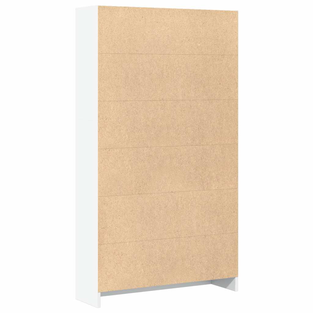 Bücherregal Weiß 40x24x75 cm Holzwerkstoff