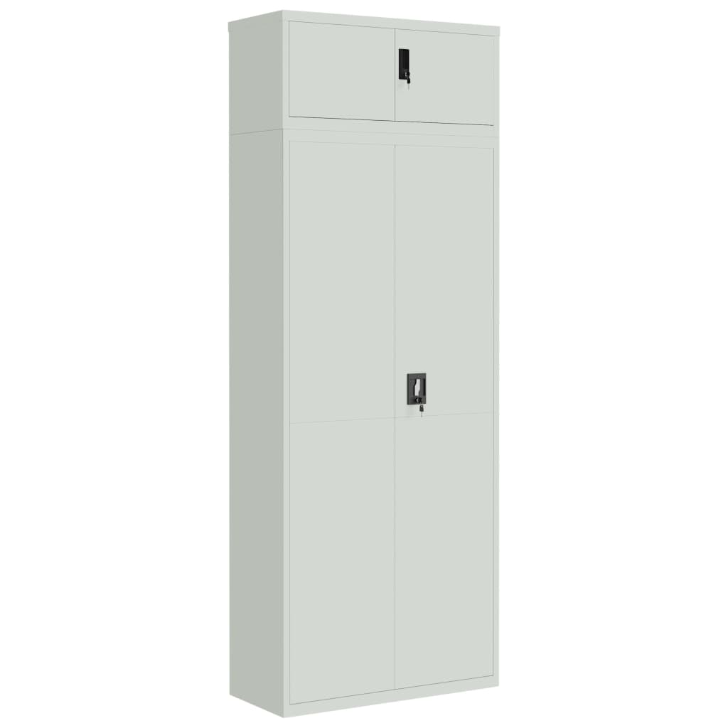 Aktenschrank Weiß 90x40x110 cm Stahl