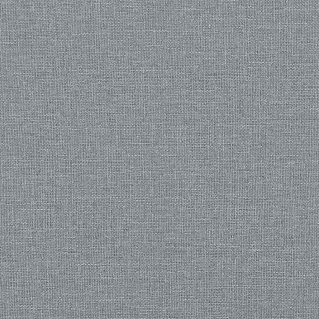 Bettgestell Braun und hellgrau 200 x 200 cm Massivholz Kiefer