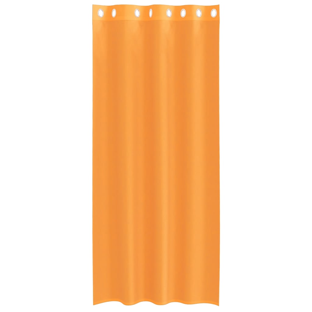 Voile Vorhänge mit Ösen 2 Stk. Apfelgrün 140x140 cm