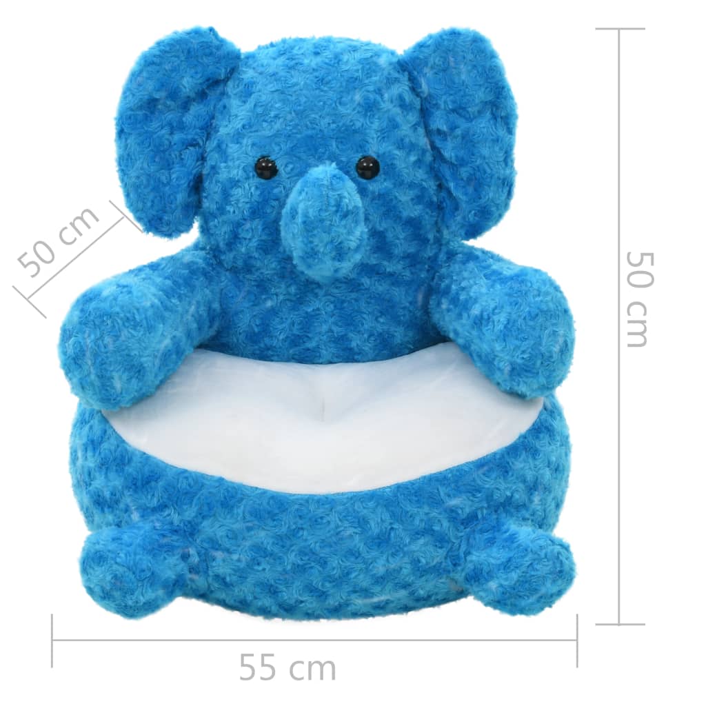 Hippo Kuscheltier Plüsch Grau