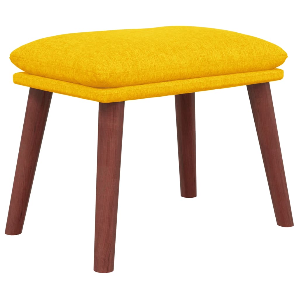 Fußhocker Hellgrau 45x29,5x35 cm Stoff