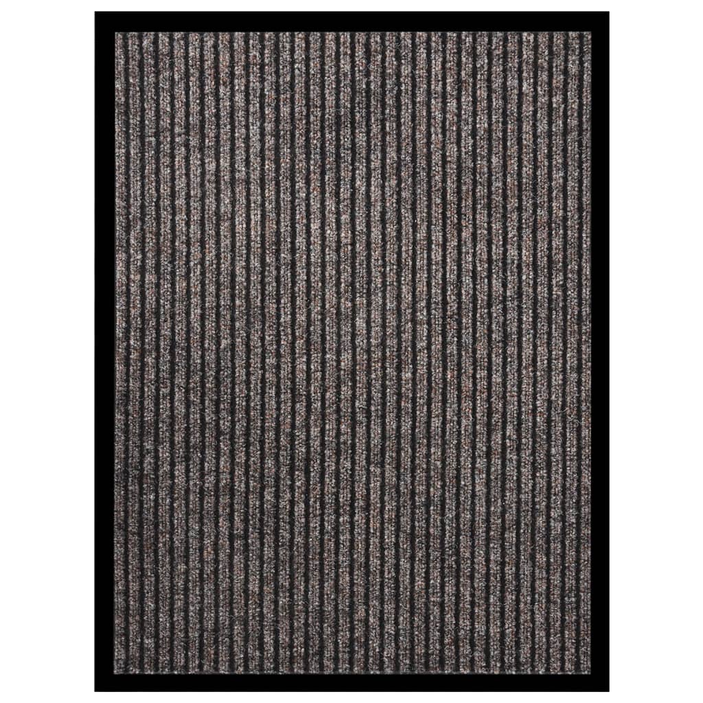Fußmatte Gestreift Grau 60x80 cm