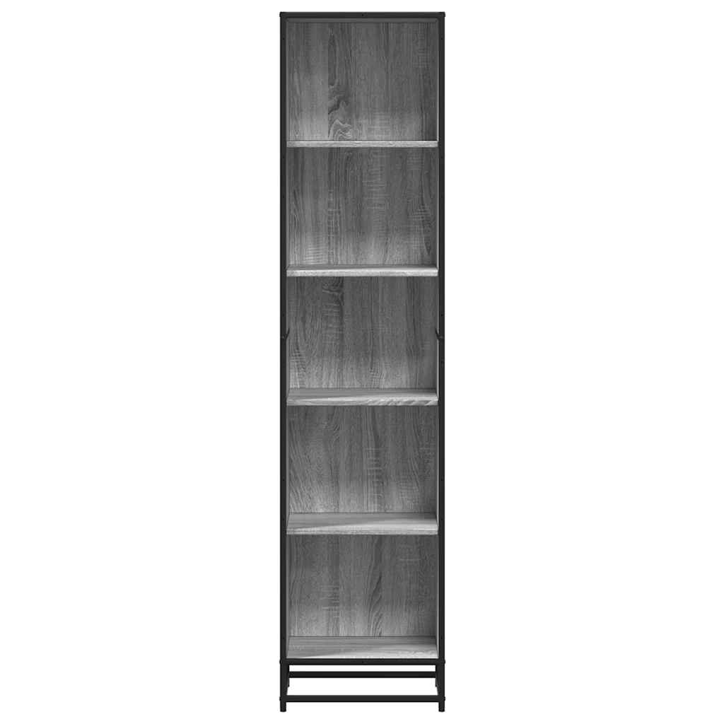 Bücherregal Schwarz 60x35x139 cm Holzwerkstoff