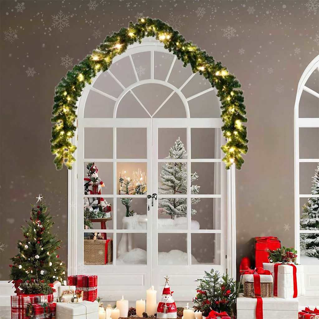 Weihnachtsgirlande mit LED-Leuchten 5 m