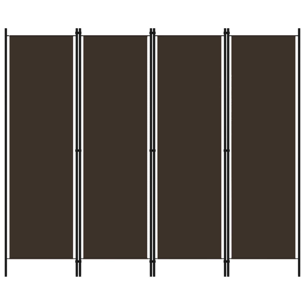 Raumteiler Beige 150 x 180 cm Stoff