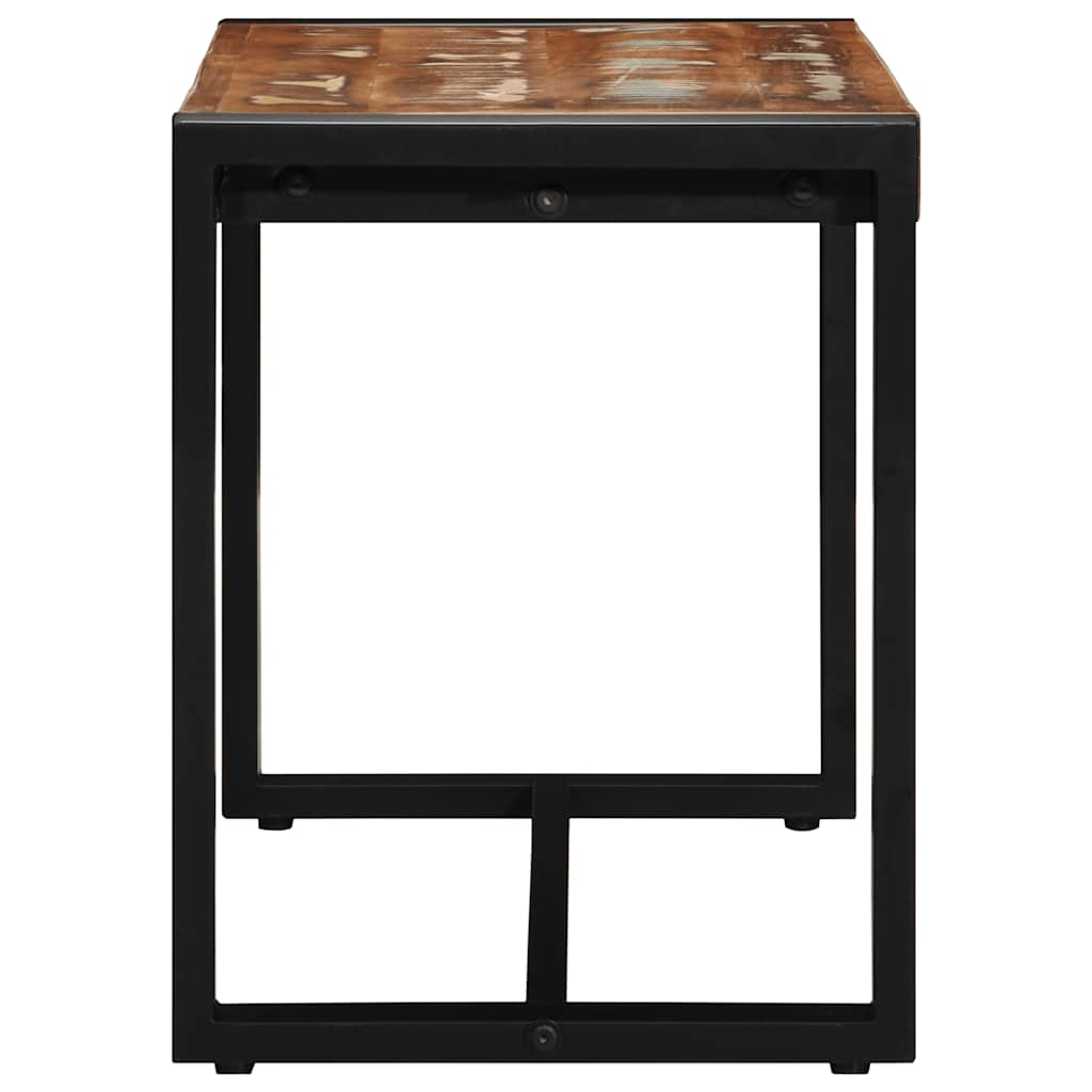 Bank Mehrfarbig 60x35x45 cm Massivholz Altholz