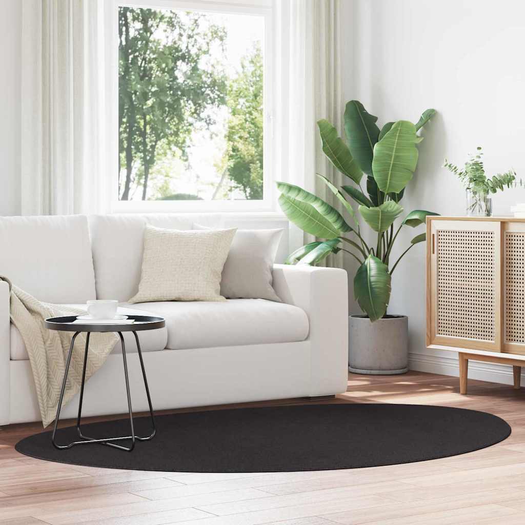 Bereichsteppiche HUARTE Anthrazit 100 x 200 cm Polyester