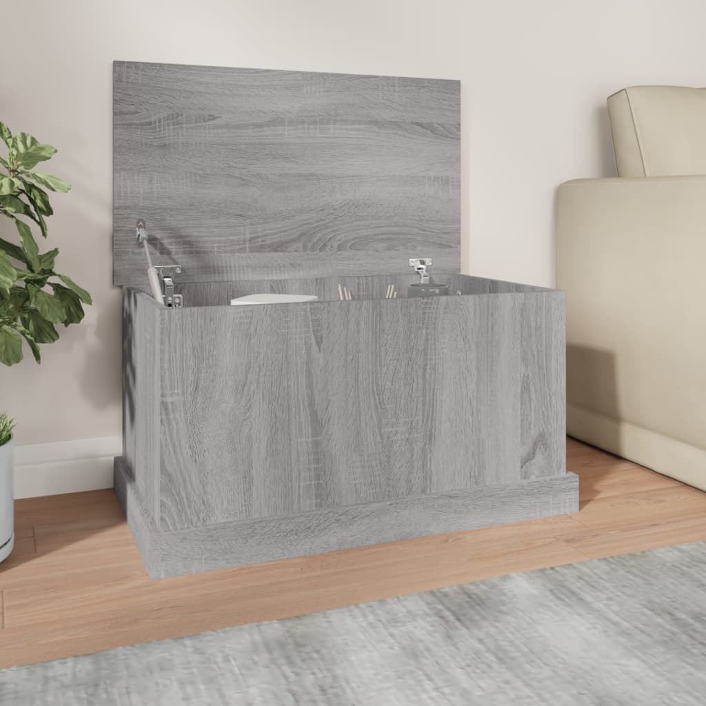 Aufbewahrungsbox Weiß 50 x 30 x 28 cm Holzwerkstoff