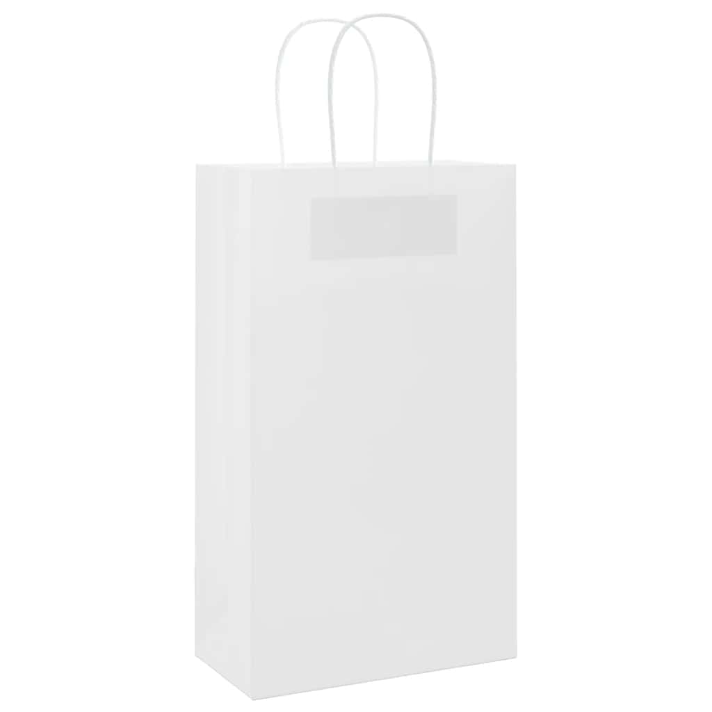 Papiertragetaschen 50 Stk. mit Henkeln Braun 21x11x36 cm