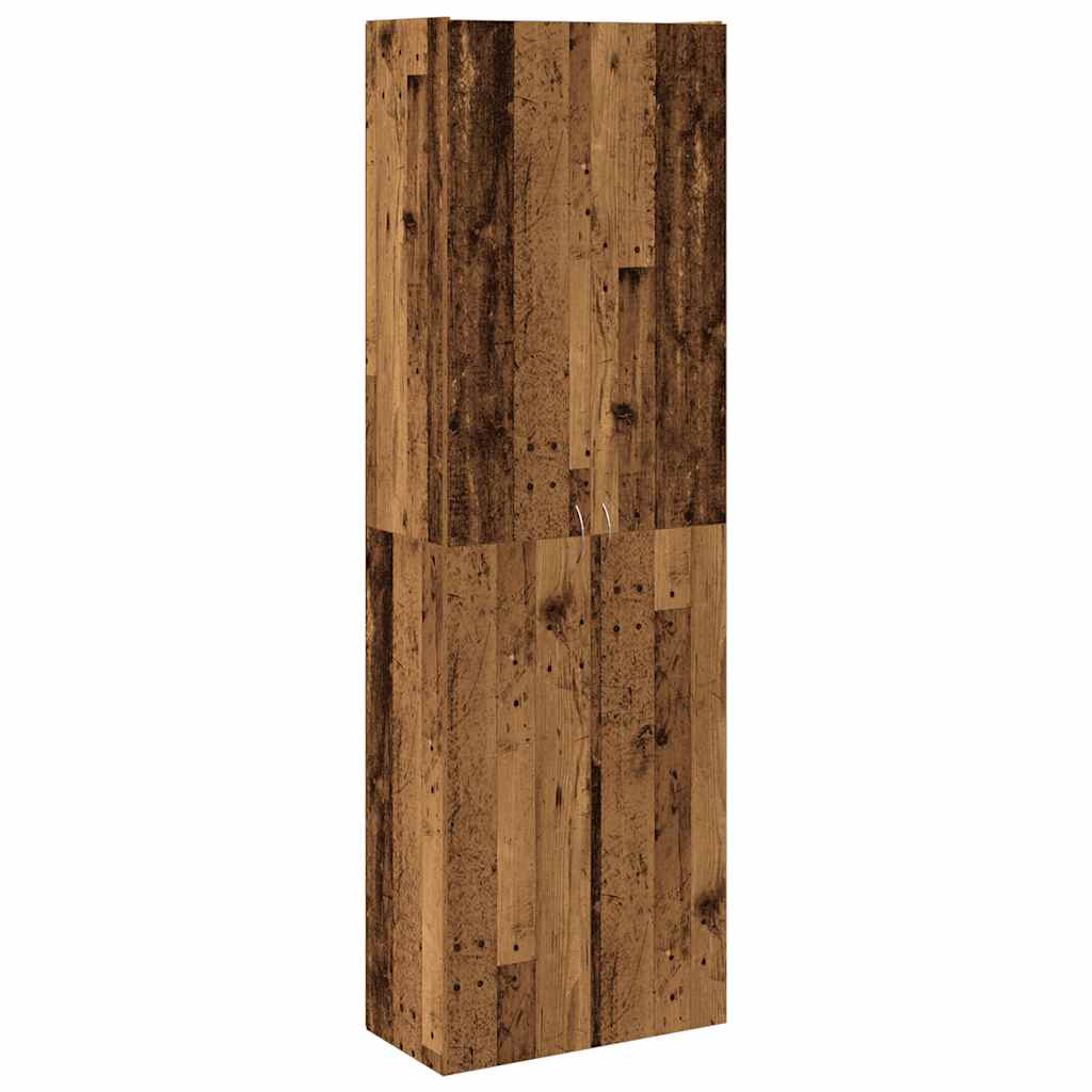 Aktenschrank Weiß 60x32x153 cm Holzwerkstoff