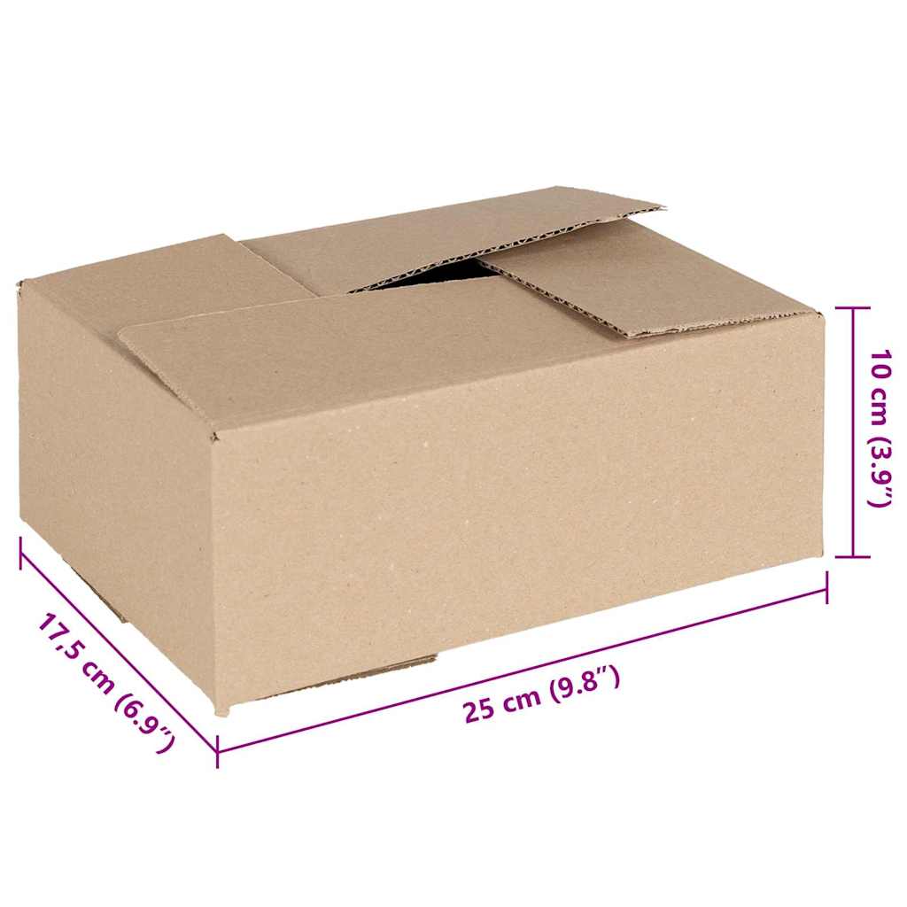 Faltbox mit Speicher 50 pcs Natur 15 x 15 x 8 cm Karton