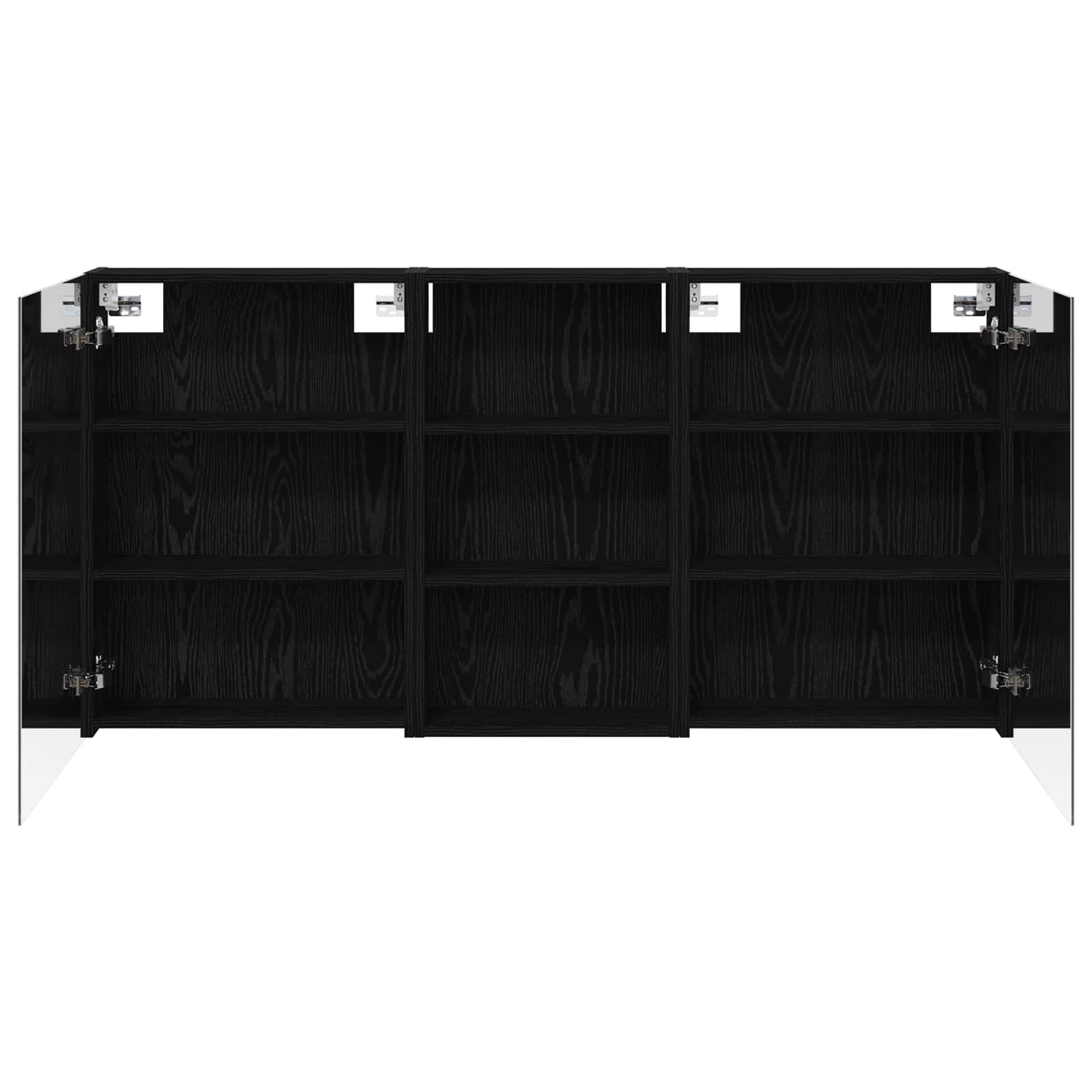 Badezimmerschrank-Set 3 pcs 80 x 10,5 x 50 cm Holzwerkstoff