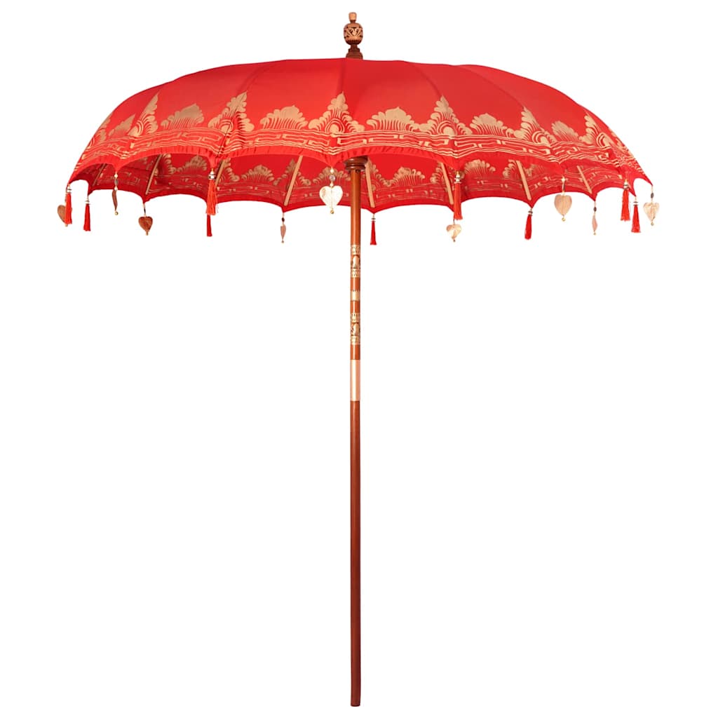 Balinesischer Sonnenschirm Creme 185 x 185 x 260 cm